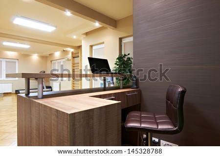 Interior Of A Reception Room