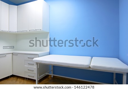 Interior Of A Doctor\'S Consulting Room