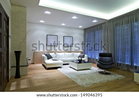 Interior Of A Luxury Living Room