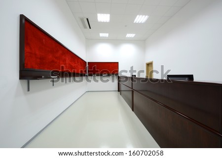 Interior of a reception room