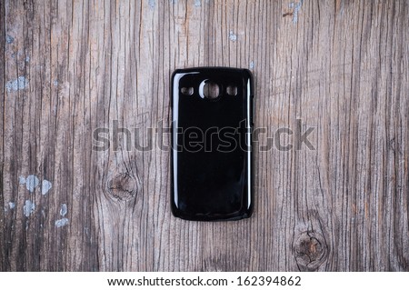 Black Mobile Phone Cover