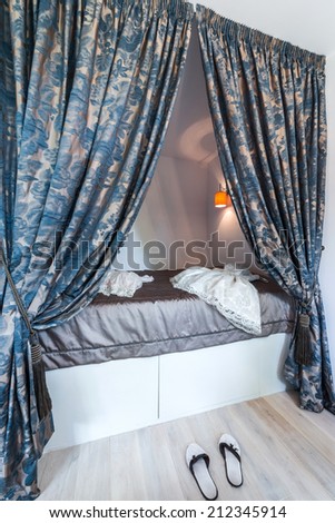 Bedroom with canopy bed