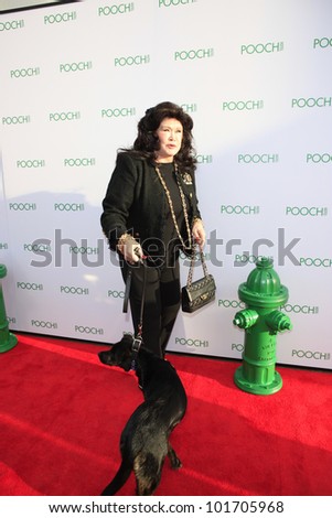 LOS ANGELES, CA - MAY 3: Barbara Van Orden at the grand opening of the Pooch Hotel on May 3, 2012 in Hollywood, Los Angeles, California. The Pooch Hotel is a luxury hotel for dogs.
