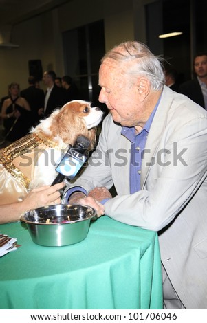 LOS ANGELES, CA - MAY 3: Dick Van Patten at the grand opening of the Pooch Hotel on May 3, 2012 in Hollywood, Los Angeles, California. The Pooch Hotel is a luxury hotel for dogs.