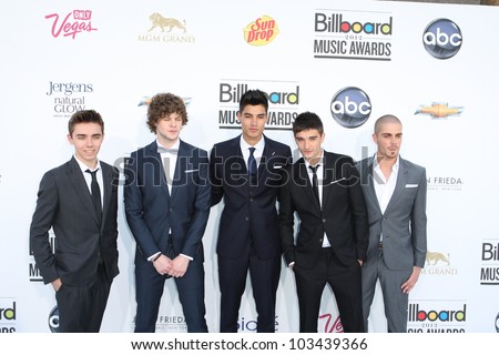 LAS VEGAS - MAY 20: The Wanted at the 2012 Billboard Music Awards held at the MGM Grand Garden Arena on May 20, 2012 in Las Vegas, Nevada
