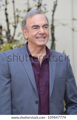 LOS ANGELES - AUG 10: Neil Diamond at a ceremony honoring Neil Diamond with the 2,475th Star on the Hollywood Walk of Fame on August 10, 2012 in Los Angeles, California