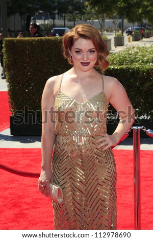 LOS ANGELES, CA - SEP 15: Jennifer Stone at the Academy Of Television Arts & Sciences 2012 Creative Arts Emmy Awards held at Nokia Theater L.A. LIVE on September 15, 2012 in Los Angeles, California