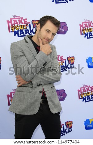 LOS ANGELES - OCT 6: Christopher Scott at the \'Make Your Mark: Shake It Up Dance Off 2012\' at LA Center Studios on October 6, 2012 in Los Angeles, California