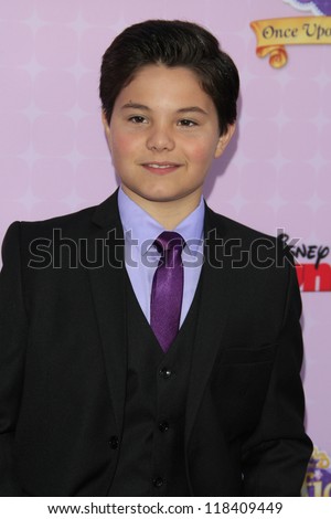 BURBANK - NOV 10: Zach Callison at the premiere of Disney Channels\' \'Sofia The First: Once Upon a Princess\' at Walt Disney Studios on November 10, 2012 in Burbank, California