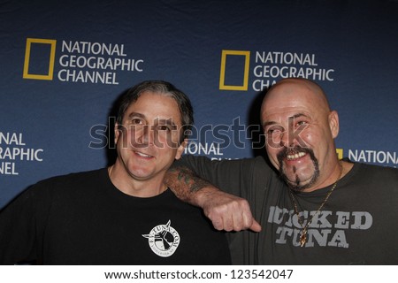PASADENA - JAN 3: Dave Carraro, Dave Marciano of the show 'Wicked Tuna' at the National Geographic Channels TCA party on January 3, 2013 at the Langham Hotel in Pasadena, California