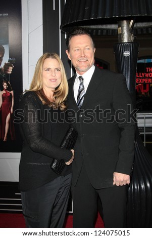 LOS ANGELES - JAN 7: Barbara Patrick, Robert Patrick at Warner Bros. Pictures\' \'Gangster Squad\' premiere at Grauman\'s Chinese Theater on January 7, 2013 in Los Angeles, California