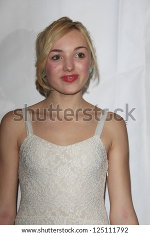 LOS ANGELES - JAN 15: Peyton List at the opening night of \'Peter Pan\' at the Pantages Theater on January 15, 2013 in Los Angeles, California