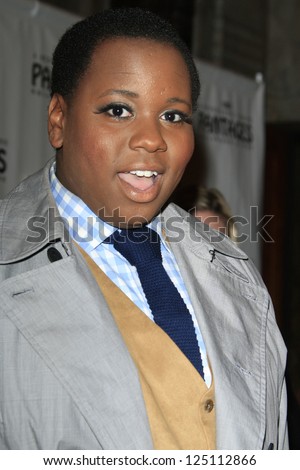 LOS ANGELES - JAN 15: Alex Newell at the opening night of \'Peter Pan\' at the Pantages Theater on January 15, 2013 in Los Angeles, California