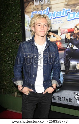 LOS ANGELES - FEB 10: Ross Lynch at the screening of the Disney Channel Original Movie \'Bad Hair Day\' at the Frank G Wells Theater on February 10, 2015 in Burbank, CA