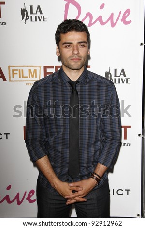 LOS ANGELES - JUN 17: Oscar Issac at the \'Drive\' premiere during the 2011 Los Angeles Film Festival at Regal Cinemas L.A. Live in Los Angeles, California on June 17, 2011.