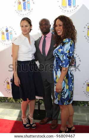 LOS ANGELES, CA - MARCH 4: Amy Brenneman, Taye Diggs, Channing Dungey at the I Have A Dream Foundation\'s 14th Annual Dreamers Brunch on March 4, 2012 in Los Angeles, California