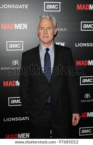 LOS ANGELES, CA - MAR 14: John Slattery at AMC\'s special screening of \'Mad Men\' season 5 held at ArcLight Cinemas Cinerama Dome on March 14, 2012 in Los Angeles, California