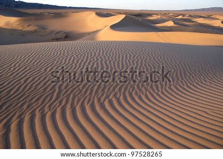 Desert landscape, Gobi desert, Mongolia