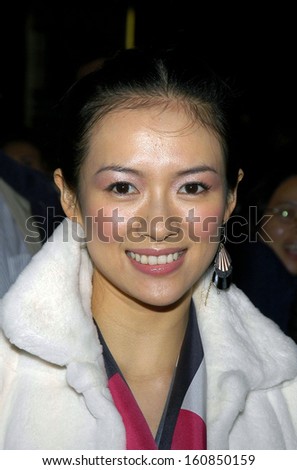 Actress Zhang Ziyi at the screening of HOUSE OF FLYING DAGGERS at the 42ND NEW YORK FILM FESTIVAL, NY October 9, 2004