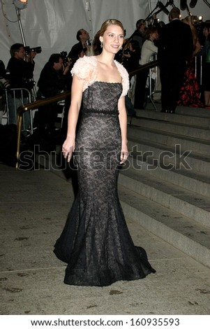 Claire Danes, wearing Calvin Klein, at Costume Institute CHANEL Exhibit Opening Night Gala Benefit, Metropolitan Museum of Art, New York, NY, May 02, 2005
