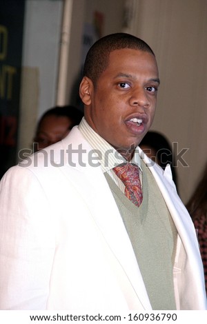 Jay Z at Opening of JULIUS CAESAR with Denzel Washington, Belasco Theatre, New York, NY, April 03, 2005