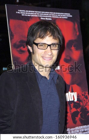 Gael Garcia Bernal at IN MY COUNTRY Premiere, Pacific Design Center Silver Screen Theater, Los Angeles, CA, March 3, 2005