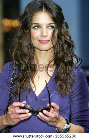 Katie Holmes out and about for The Late Show with David Letterman, The Ed Sullivan Theater, New York, NY, June 09, 2005