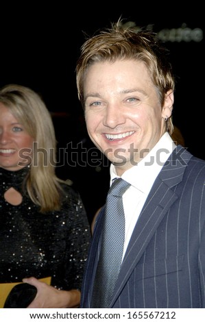 Jeremy Renner at NORTH COUNTRY Premiere, Grauman's Chinese Theatre, Los Angeles, CA, October 10, 2005