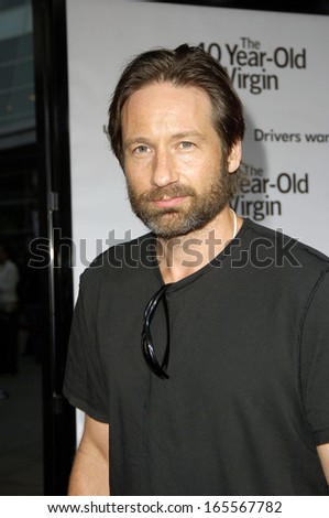 David Duchovny at THE 40 YEAR-OLD VIRGIN Premiere, The Arclight Cinema, Los Angeles, CA, August 11, 2005