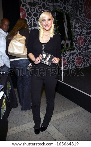 Ashlee Simpson at in-store appearance for I AM ME CD Signing, Virgin Megastore in Times Square, New York, NY, October 18, 2005