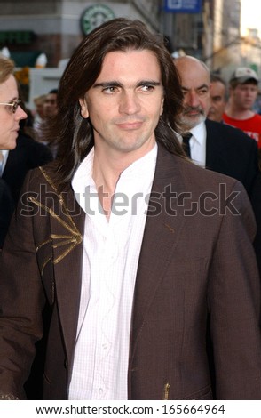 Juanes at Time Magazine\'s 100 Most Influential People Dinner, Jazz at Lincoln Center at the Time Warner Center, New York, NY, Tuesday, April 19, 2005