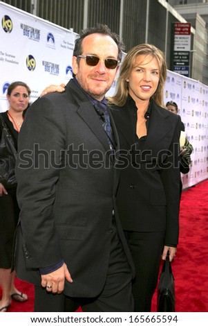 Elvis Costello, Diana Krall at No Direction Home Bob Dylan DVD Premiere, The Ziegfeld Theatre, New York, NY, September 19, 2005