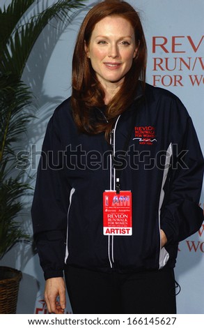 Julianne Moore at 8th Annual Revlon Run/Walk for Women, Times Square, New York, NY, April 30, 2005