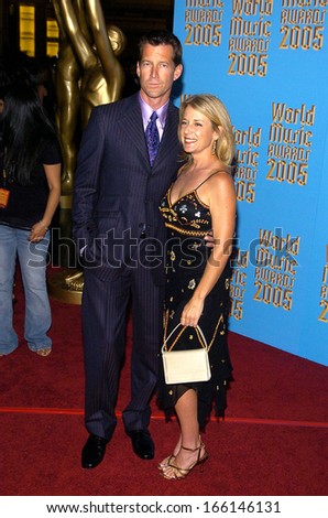 James Denton, and wife at The World Music Awards 2005, The Kodak Theatre, Los Angeles, CA, August 31, 2005
