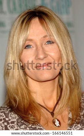 Author JK Rowling at the press conference for An Evening with Harry, Carrie and Garp author book readings to benefit Doctors Without Borders, Radio City Music Hall, New York, August 01, 2006