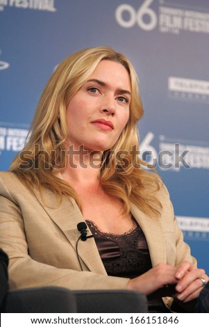 Kate Winslet at the press conference for ALL THE KING\'S MEN Press Conference -Toronto International Film Festival, Sutton Place Hotel, Toronto September 10, 2006