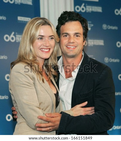 Kate Winslet, Mark Ruffalo at the press conference for ALL THE KING\'S MEN Press Conference -Toronto International Film Festival, Sutton Place Hotel, Toronto September 10, 2006