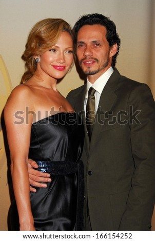 Jennifer Lopez, Marc Anthony at Women In Film 2006 Crystal and Lucy Awards, Century Plaza Hotel, Los Angeles, CA, June 05, 2006