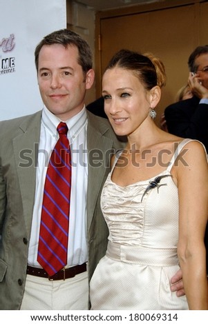 Matthew Broderick, Sarah Jessica Parker at Opening Night of MARTIN SHORT FAME BECOMES ME, Bernard B Jacobs Theatre, New York, NY, August 17, 2006