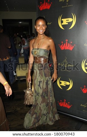 Joy Bryant at Third Annual Work Hard, Play Harder Lounge, Whiskey Blue Bar of the W Hotel, Los Angeles, CA, June 25, 2006