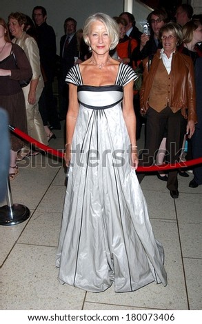Helen Mirren at THE QUEEN New York Film Festival Opening Night Premiere, Avery Fisher Hall at Lincoln Center, New York, NY, September 29, 2006