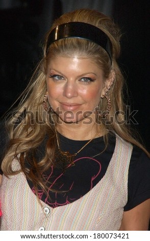Fergie at the press conference for Cold Stone Creamery SHAKE IT UP dance contest finals, Madame Tussauds Times Square, New York, NY, August 30, 2006