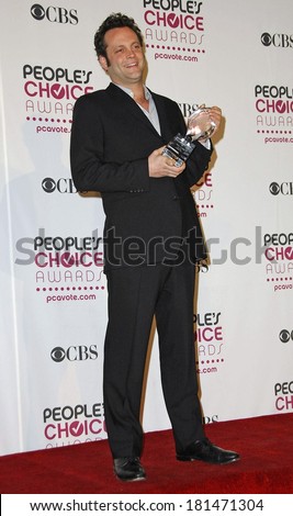 Vince Vaughn in the press room for The 33rd Annual People\'s Choice Awards - PRESS ROOM, The Shrine Auditorium, Los Angeles, CA, January 09, 2007