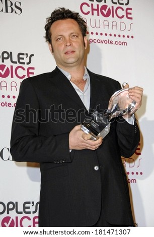 Vince Vaughn in the press room for The 33rd Annual People\'s Choice Awards - PRESS ROOM, The Shrine Auditorium, Los Angeles, CA, January 09, 2007
