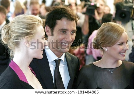 Clive Owen, Cate Blanchett, Abbie Cornish at ELIZABETH THE GOLDEN AGE Gala Premiere at the 32nd Annual Toronto International Film Festival, Roy Thomson Hall, Toronto September 09, 2007