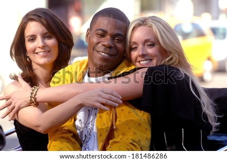 Tina Fey, Tracy Morgan and Jane Krakowski on location for Entetainment Weekly Photoshoot to promote 30 ROCK, Meatpacking District, New York, August 11, 2007