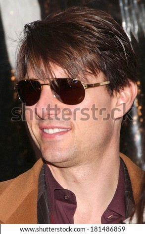 Tom Cruise at Premiere of I AM LEGEND, WAMU Theatre at Madison Square Garden, New York, NY, December 11, 2007