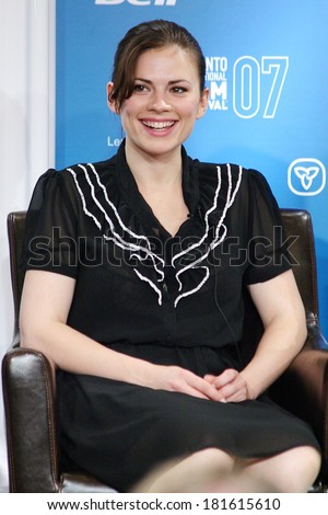 Hayley Atwell at the press conference for CASSANDRA\'S DREAM Press Conference at the 32nd Annual Toronto International Film Festival, Sutton Place Hotel, Toronto September 12, 2007