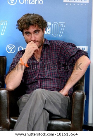 Joaquin Phoenix at the press conference for RESERVATION ROAD Press Conference at the 32nd Annual Toronto International Film Festival, Sutton Place Hotel, Toronto September 12, 2007