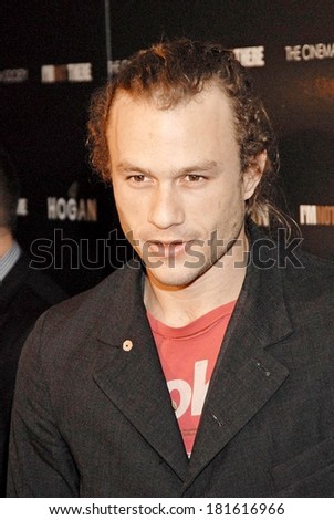 Heath Ledger at I\'M NOT THERE Premiere, Chelsea West Cinemas, New York, NY, November 13, 2007